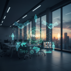 Relacionamentos Virtuais no Trabalho: Como Construir Confianca a Distancia