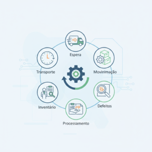 Os 7 Desperdicios do Lean Manufacturing (TIMWOOD)
