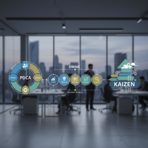 Melhoria Continua: PDCA, DMAIC e Kaizen na Pratica
