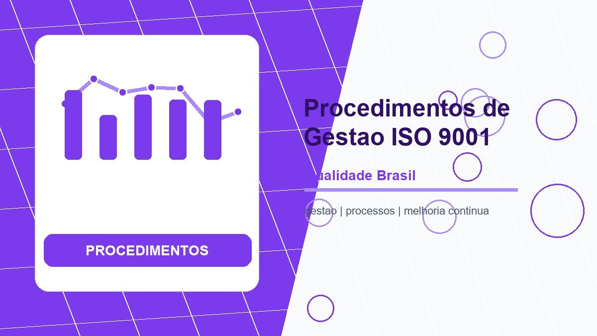 Como os Procedimentos de Gestão da ISO 9001 se Relacionam entre Si