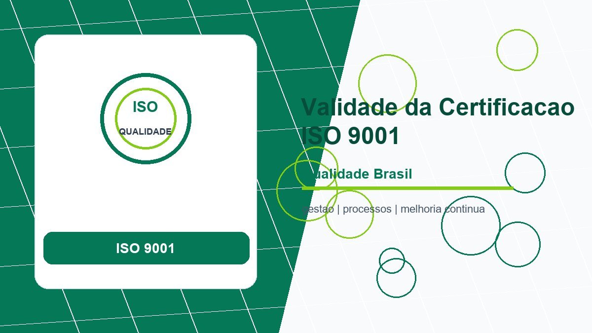 Validade da Certificação ISO 9001: Tudo o que Você Precisa Saber para Manter seu Sistema de Gestão da Qualidade