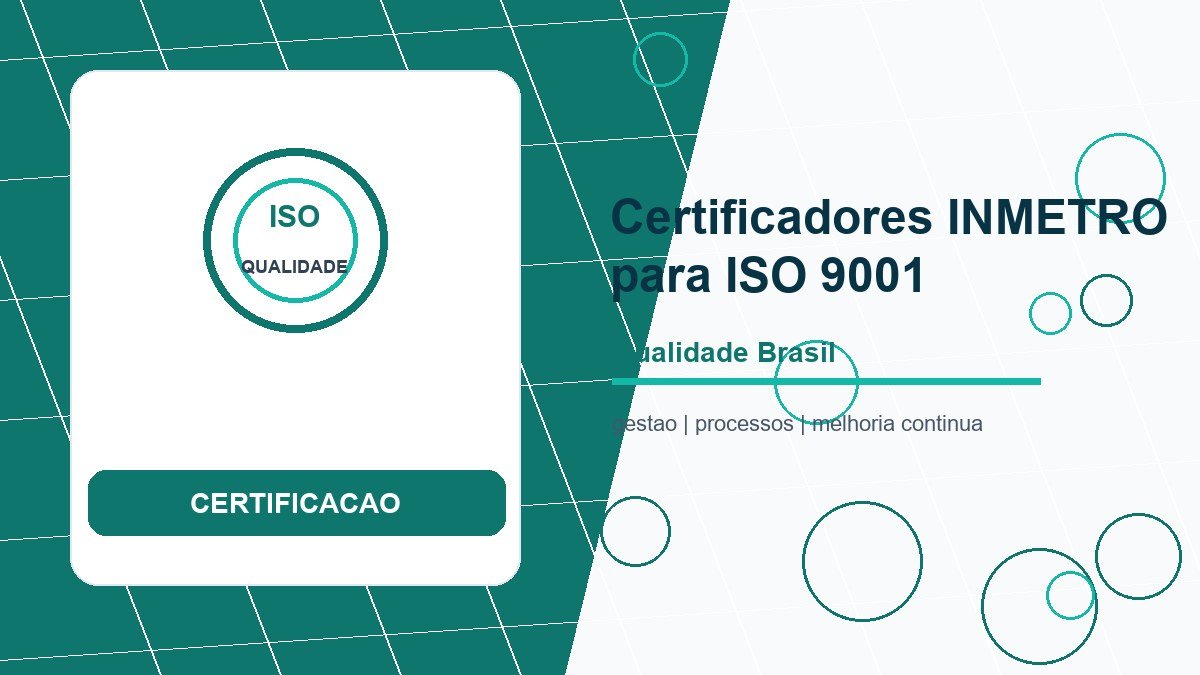 Órgãos Certificadores Credenciados pelo INMETRO no Brasil para ISO 9001