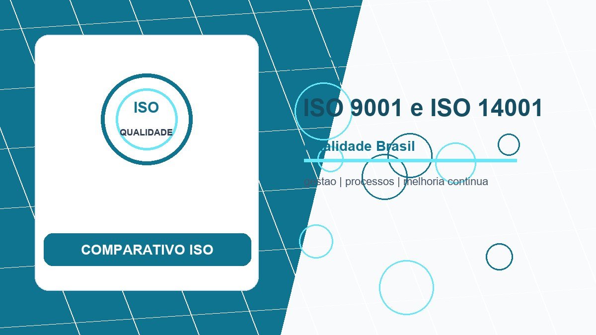 Diferença entre ISO 9001 e ISO 14001: Comparativo Completo dos Sistemas de Gestão
