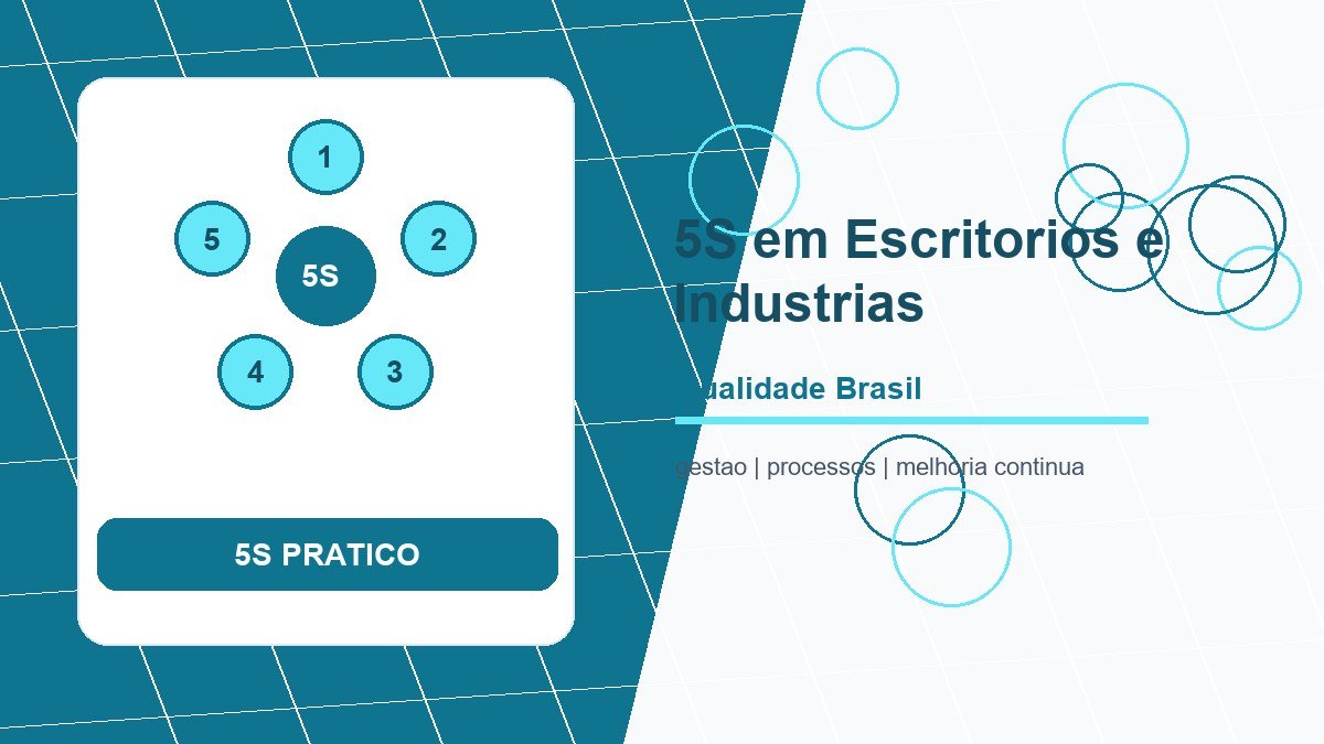 5S: É Só Para Indústria ou Pode Ser Usado em Escritórios?