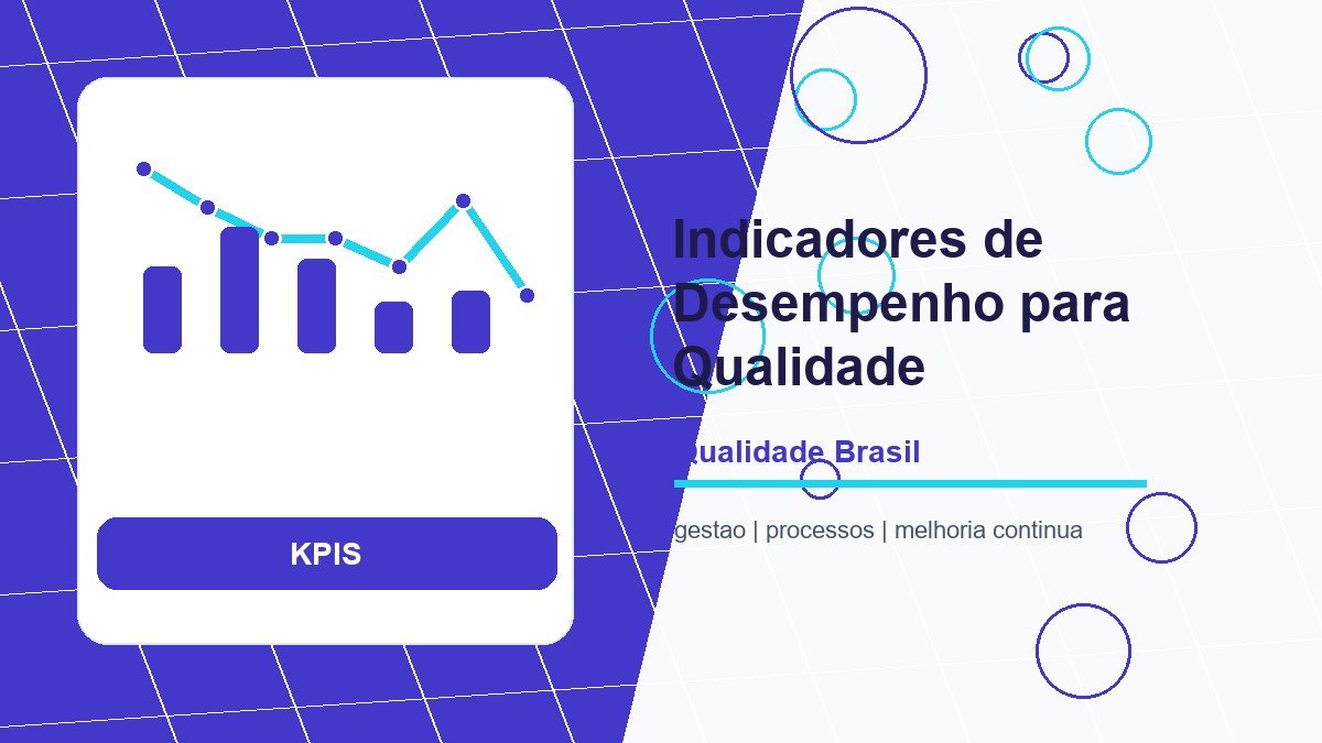 Indicadores de Desempenho (KPIs) para Qualidade: Guia Completo de Medição e Análise