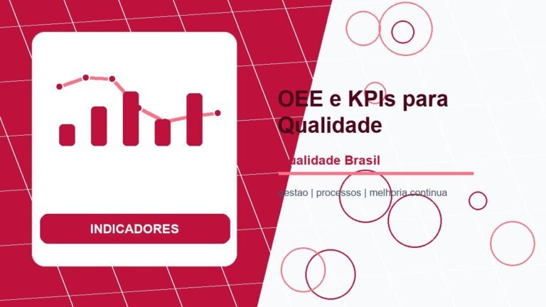OEE e KPIs para Qualidade: Guia Completo sobre Indicadores de Desempenho