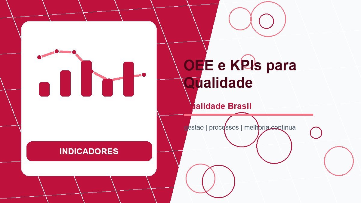 OEE e KPIs para Qualidade: Guia Completo sobre Indicadores de Desempenho