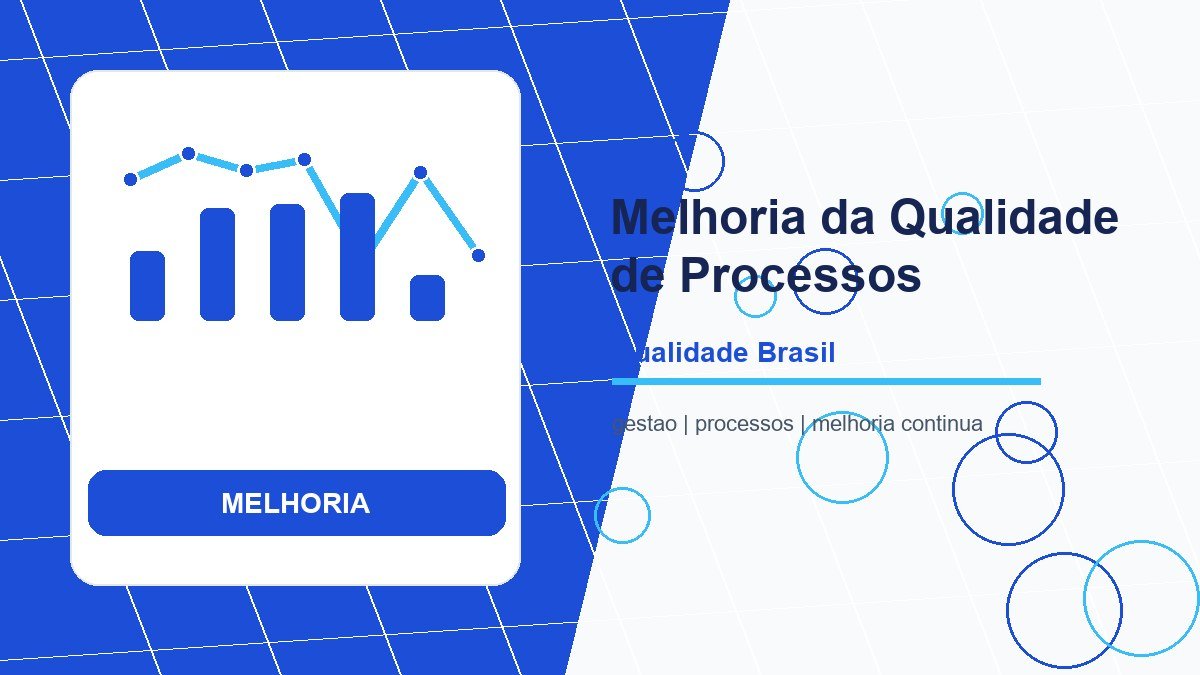 Melhoria da Qualidade de Processos: Guia Completo para Análise, Identificação e Otimização